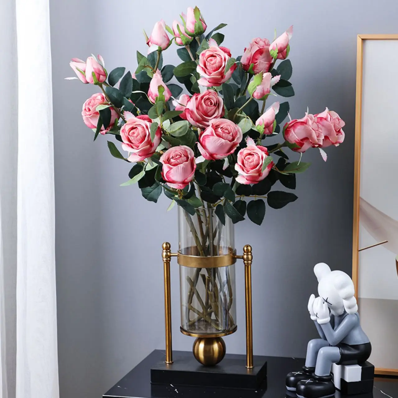 Simulated Bouquet Living Room TV Cabinet Decoration Simulated Rose Decoration
Simulated Bouquet Living Room TV Cabinet Decoration Simulated Rose Decoration