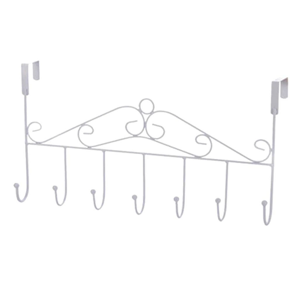 Wall Hooks Iron With 7-Hook Bathroom Kitchen Organizer Hanger Hooks With Towel Coat Clothes Cabinet Draw Door Back Door Hanger
Wall Hooks Iron With 7-Hook Bathroom Kitchen Organizer Hanger Hooks With Towel Coat Clothes Cabinet Draw Door Back Door Hanger