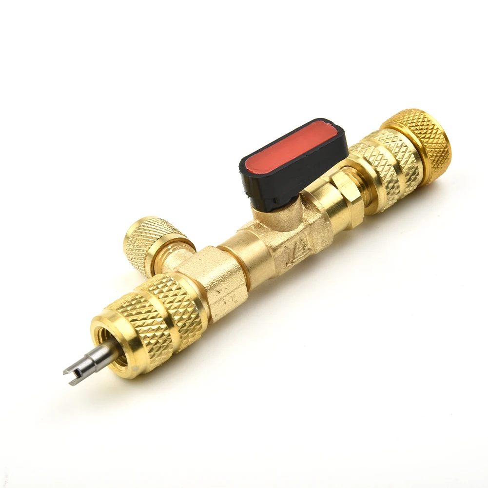 HVAC Valve Core Remover/Installer With Dual Size SAE 5/16" & 1/4" Port For R22 R410A Pressure Valve Core Removal Installer Tool
HVAC Valve Core Remover/Installer With Dual Size SAE 5/16" & 1/4" Port For R22 R410A Pressure Valve Core Removal Installer Tool