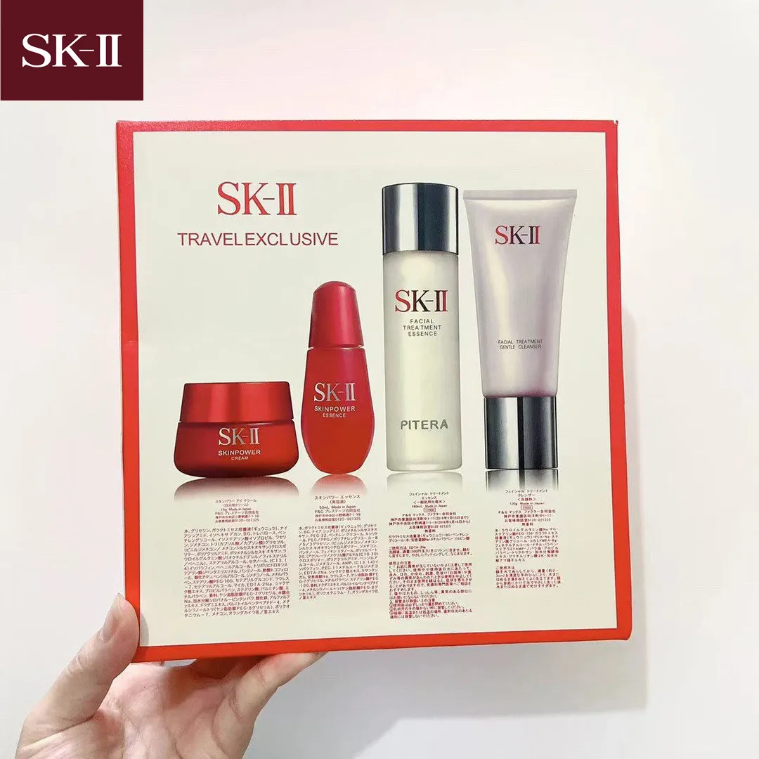 Original SKII Formal Skin Care Four-piece Scrub Cream 80g Scrub Red Bulb 50ml Fairy Water 160ml Facial Cleanser 120ml Sk2 Sk-II
Original SKII Formal Skin Care Four-piece Scrub Cream 80g Scrub Red Bulb 50ml Fairy Water 160ml Facial Cleanser 120ml Sk2 Sk-II