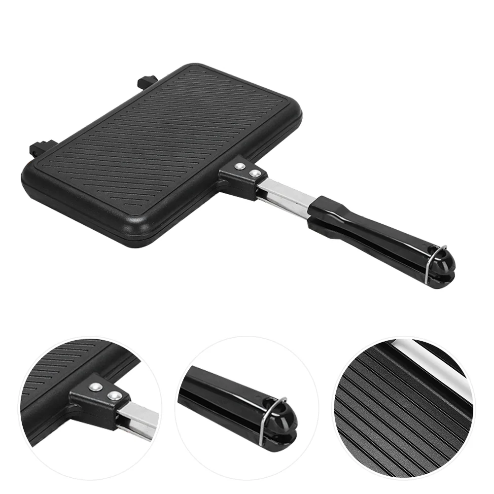 Induction Pans Sandwich Kitchen Cookware Practical Bread Mold Baking Plate Pancake Maker Non-stick Snack Supplies Frying
Induction Pans Sandwich Kitchen Cookware Practical Bread Mold Baking Plate Pancake Maker Non-stick Snack Supplies Frying