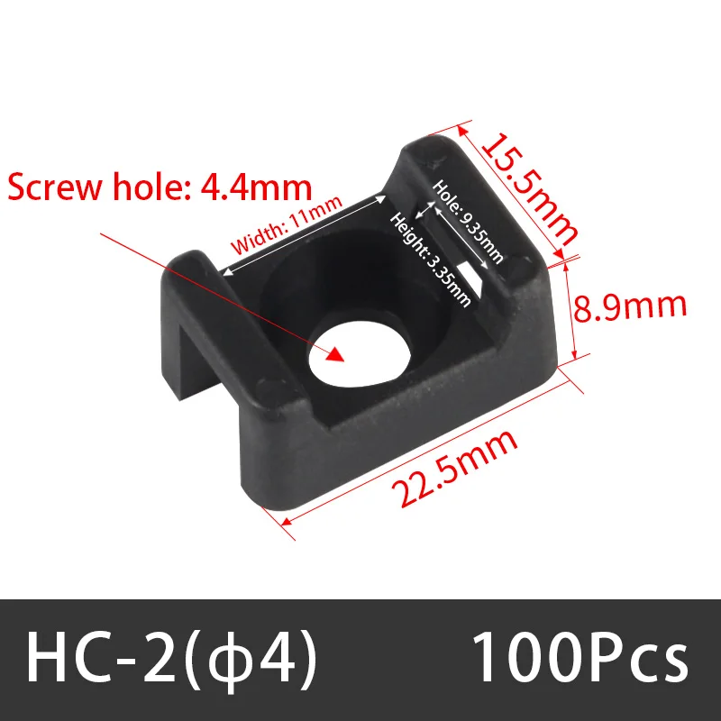 Крепления для кабельных стяжек STM HC-2 HC-4
Крепления для кабельных стяжек STM HC-2 HC-4