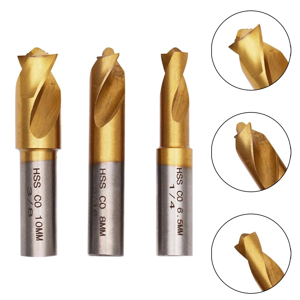 HSS CO Drill Bit Tools 3pcs 6.5/8/10mm Durable Electric Drill HSS Cobalt Power Tools Replacement Spot Weld Cutter
HSS CO Drill Bit Tools 3pcs 6.5/8/10mm Durable Electric Drill HSS Cobalt Power Tools Replacement Spot Weld Cutter