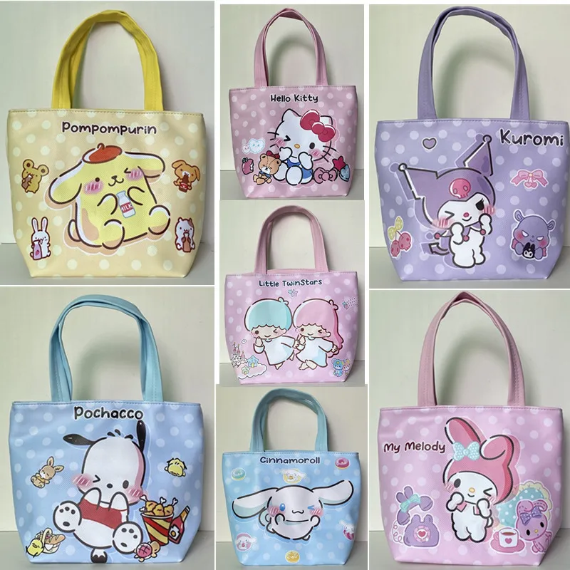 Cartoon New KT Hello Kitty My Melody Leather Waterproof Widening Hand Carry Storage Bag Out Tote Bag Lunch Box Bag Lunch Bag
Cartoon New KT Hello Kitty My Melody Leather Waterproof Widening Hand Carry Storage Bag Out Tote Bag Lunch Box Bag Lunch Bag
