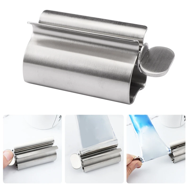 Stainless Steel Rolling Tube Toothpaste Squeezer Dispenser Facial Cleanser Squeezer Multi-Function Rotate Holder Bathroom
Stainless Steel Rolling Tube Toothpaste Squeezer Dispenser Facial Cleanser Squeezer Multi-Function Rotate Holder Bathroom