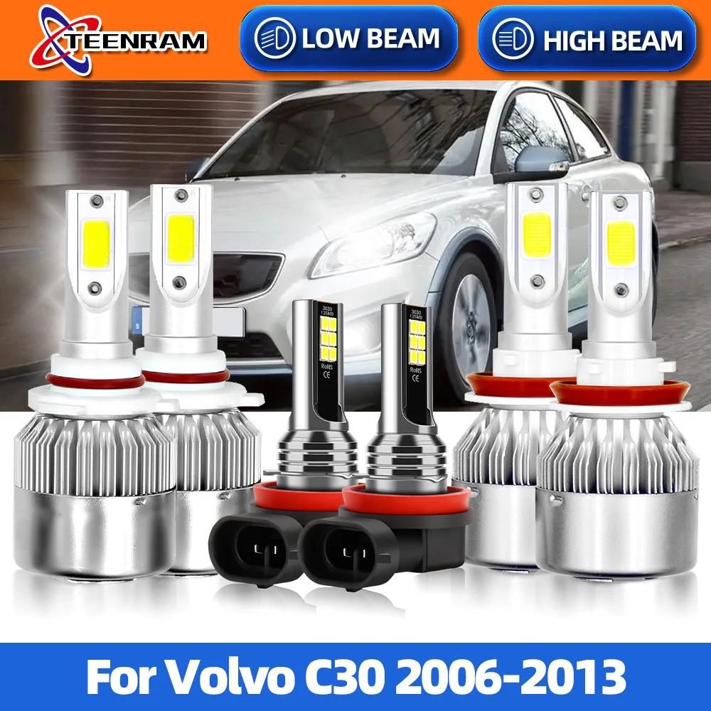 H7 Led Headlight Bulbs 12000LM Fog Lights 9005 HB3 Turbo Auto Lamps 12V 6000K For Volvo C30 2006-2008 2009 2010 2011 2012 2013
H7 Led Headlight Bulbs 12000LM Fog Lights 9005 HB3 Turbo Auto Lamps 12V 6000K For Volvo C30 2006-2008 2009 2010 2011 2012 2013
