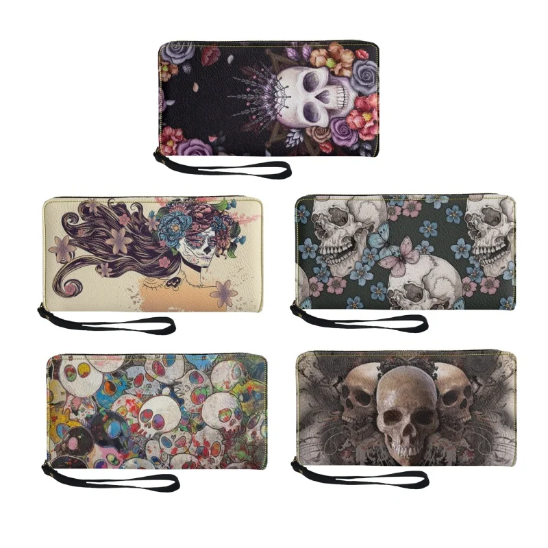 2023 Hot Fashion Sugar Skull Printing Leather Wallets Female Ladies Credit Card Holders Zipper Clutch Coin Purse Hand Bag
2023 Hot Fashion Sugar Skull Printing Leather Wallets Female Ladies Credit Card Holders Zipper Clutch Coin Purse Hand Bag