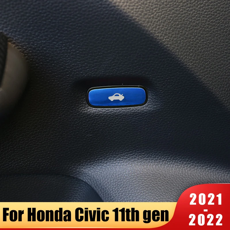 Car stainless steel Rear Trunk Switch Button Decorative Sticker Cover Trim For Honda Civic 11th gen 2021 2022 Accessories
Car stainless steel Rear Trunk Switch Button Decorative Sticker Cover Trim For Honda Civic 11th gen 2021 2022 Accessories