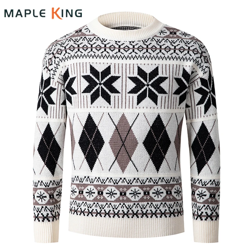Men Sweater Fashion Geometric Knitwear Vintage Warm Pullovers O-Neck Jersey Hombre Mens Designer Jumper Couple Christmas Sweater
Men Sweater Fashion Geometric Knitwear Vintage Warm Pullovers O-Neck Jersey Hombre Mens Designer Jumper Couple Christmas Sweater