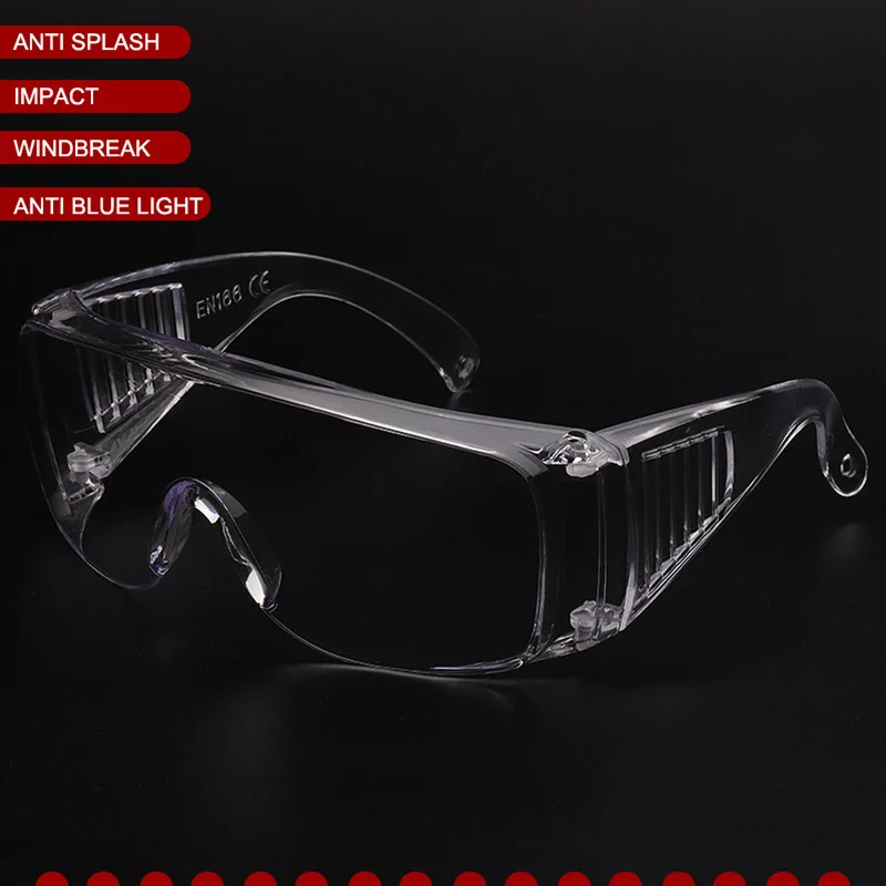 Transparent Shutter Safety Goggles Labor Protective Glasses Clear PC Lens Anti Splash Windproof Eyeglasses for Men and Women
Transparent Shutter Safety Goggles Labor Protective Glasses Clear PC Lens Anti Splash Windproof Eyeglasses for Men and Women