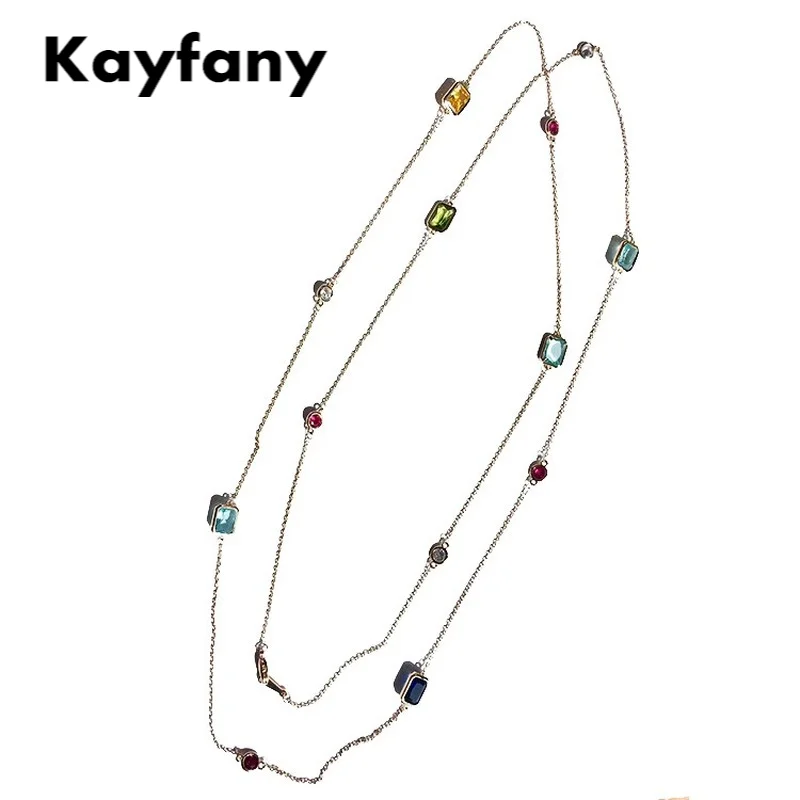 105cm Candy Necklace Gold Plated Natural 14pcs Crystal Necklace For Women Fashion Jewelry Birthday Gift High Quality
105cm Candy Necklace Gold Plated Natural 14pcs Crystal Necklace For Women Fashion Jewelry Birthday Gift High Quality