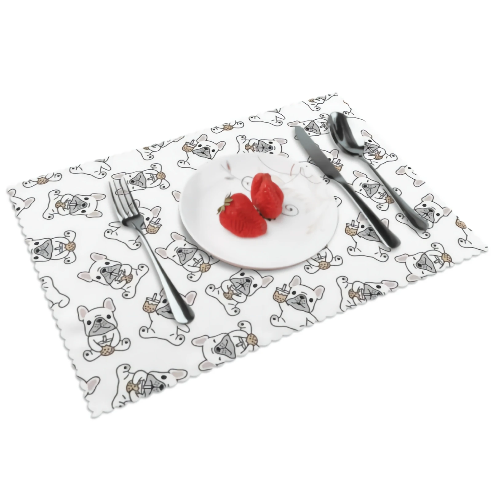 Cartoon Bull Terrier Placemats for Dining Table Set of 4 Resistant Washable Place Mat Cute Dog Polyester Kitchen One Size
Cartoon Bull Terrier Placemats for Dining Table Set of 4 Resistant Washable Place Mat Cute Dog Polyester Kitchen One Size