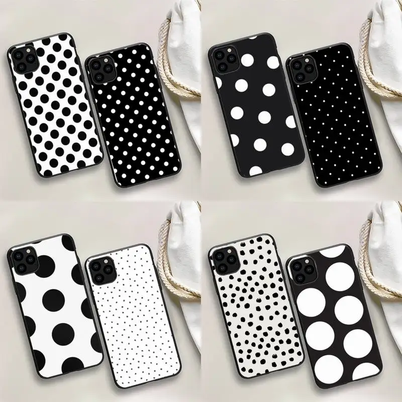 Babaite Black And White Polka Dot Phone Case for iPhone 11 12 13 Mini Pro Max 8 7 6 6S Plus X 5 SE 2020 XR XS Funda Case
Babaite Black And White Polka Dot Phone Case for iPhone 11 12 13 Mini Pro Max 8 7 6 6S Plus X 5 SE 2020 XR XS Funda Case