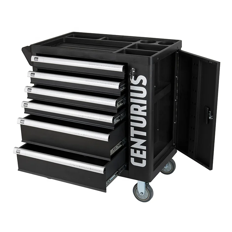 High Quality Side Door Design 6 Drawer Black Ball Bearing Professional Garage Tool Cabinets
High Quality Side Door Design 6 Drawer Black Ball Bearing Professional Garage Tool Cabinets