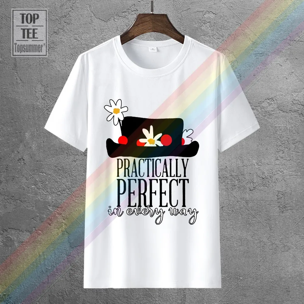 Mary Poppins Practically Perfect In Ever Every Way T-Shirts Punk Rock Tshirt Hippie Goth White Tee Shirt Gothic Emo T-Shirt
Mary Poppins Practically Perfect In Ever Every Way T-Shirts Punk Rock Tshirt Hippie Goth White Tee Shirt Gothic Emo T-Shirt