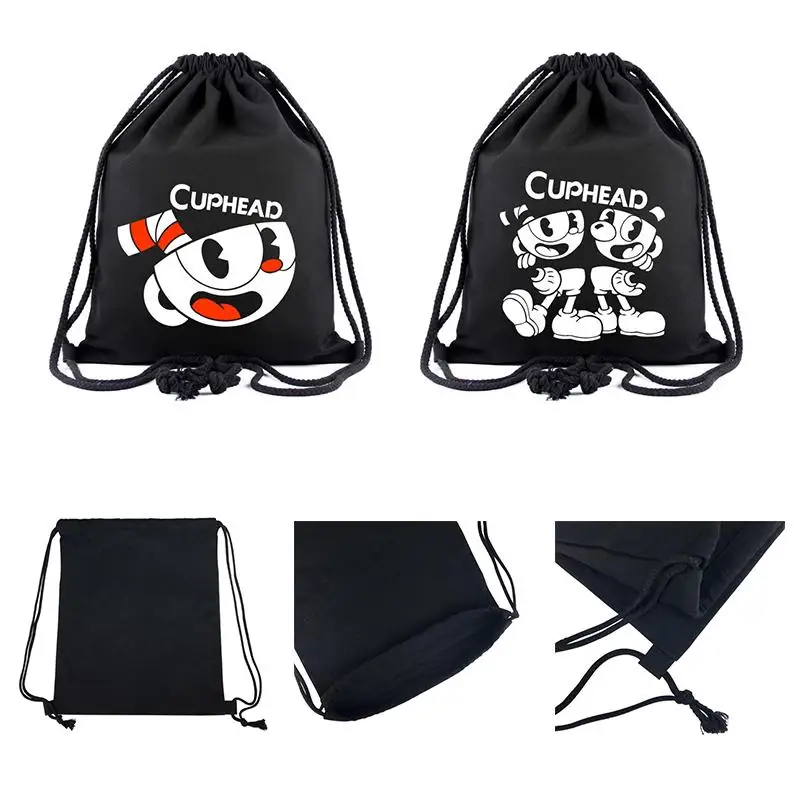New Anime Cartoon Cuphead Drawstring Bag Mugman Legendary Chalice Canvas Backpack Student Schoolbag Storage Bag Kids Beach Bag
New Anime Cartoon Cuphead Drawstring Bag Mugman Legendary Chalice Canvas Backpack Student Schoolbag Storage Bag Kids Beach Bag