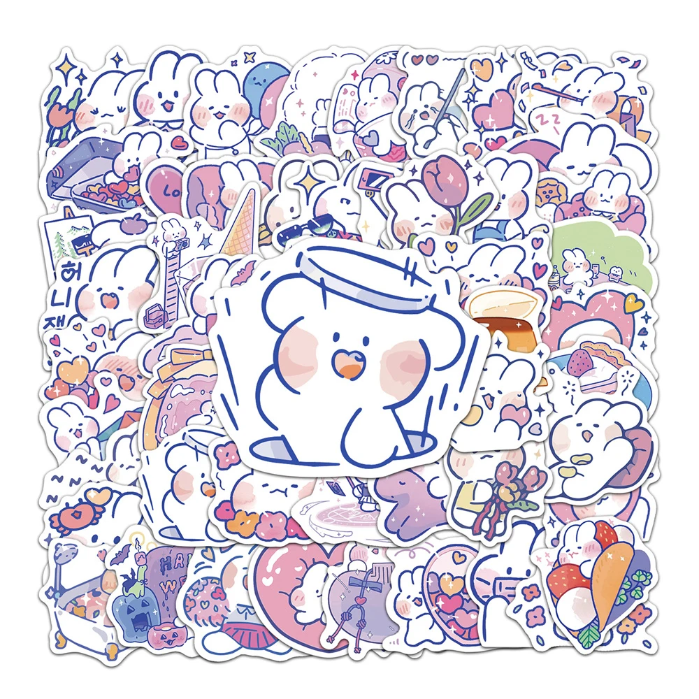 10/30/50PCS Hand Account Soft Cute Rabbit Graffiti Cartoon Cute Stickers DIY Skateboard Luggage Stickers Waterproof Wholesale
10/30/50PCS Hand Account Soft Cute Rabbit Graffiti Cartoon Cute Stickers DIY Skateboard Luggage Stickers Waterproof Wholesale