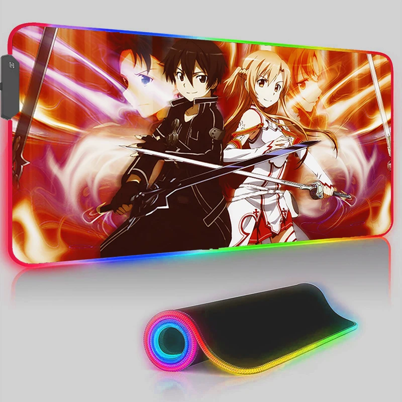 RGB Mouse Pad LED Gaming Animation Sword Realm Rug Keyboard Mat Game Mats Pc Accessories Anti-skid Mousepad Soft Laptop Carpet
RGB Mouse Pad LED Gaming Animation Sword Realm Rug Keyboard Mat Game Mats Pc Accessories Anti-skid Mousepad Soft Laptop Carpet