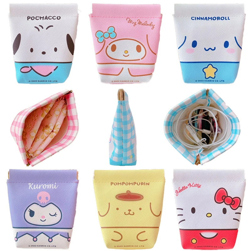Sanrio кошелек HelloKitty Cinnamonroll My Melody PU с эластичной пряжкой сумка для хранения гигиенических салфеток Многофункциональный мультяшный Кошелек для монет
Sanrio кошелек HelloKitty Cinnamonroll My Melody PU с эластичной пряжкой сумка для хранения гигиенических салфеток Многофункциональный мультяшный Кошелек для монет