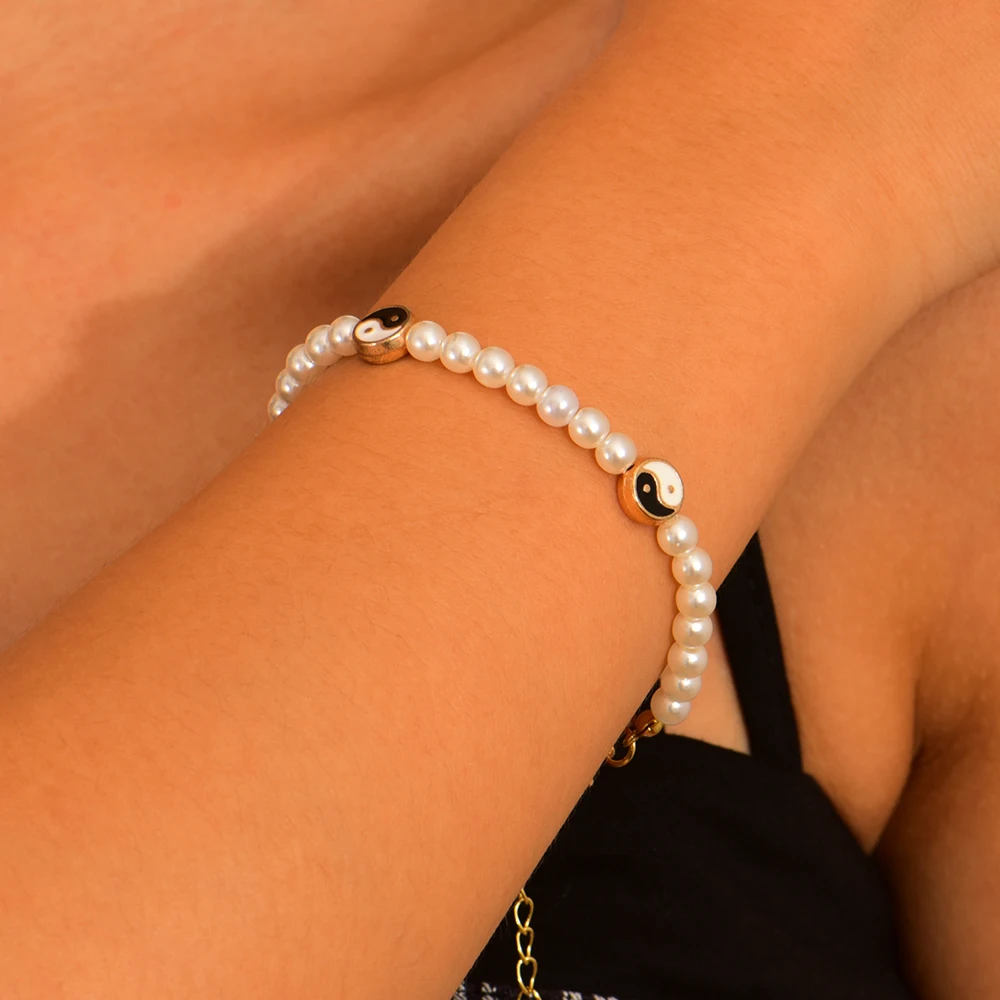 New Fashion Bracelet Women Temperament Handmade Simulated Pearl Bead Bracelet For Women Jewelry Gift
New Fashion Bracelet Women Temperament Handmade Simulated Pearl Bead Bracelet For Women Jewelry Gift