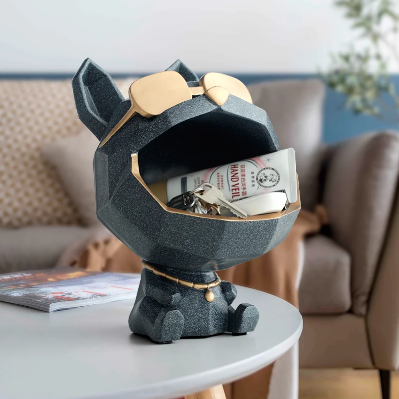 Resin Big Mouth Dog Decorative Figurines Storage Box Home Decoration Sculpture Modern Art Accessorie For Living Room
Resin Big Mouth Dog Decorative Figurines Storage Box Home Decoration Sculpture Modern Art Accessorie For Living Room