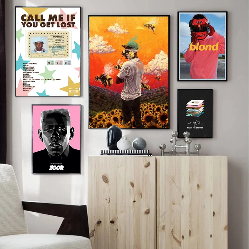 Modern Music Hip Hop Rapper Star Art Canvas Painting Print Wall Bee Flower Poster Abstract Picture for Living Room Home Decor
Modern Music Hip Hop Rapper Star Art Canvas Painting Print Wall Bee Flower Poster Abstract Picture for Living Room Home Decor