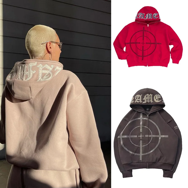 Y2k American Embroider Diamond Hoodies Hip Hop Loose Harajuku 2022 Jacket Graffiti Goth Punk Fleece Sweatshirts Clothes Jacket
Y2k American Embroider Diamond Hoodies Hip Hop Loose Harajuku 2022 Jacket Graffiti Goth Punk Fleece Sweatshirts Clothes Jacket