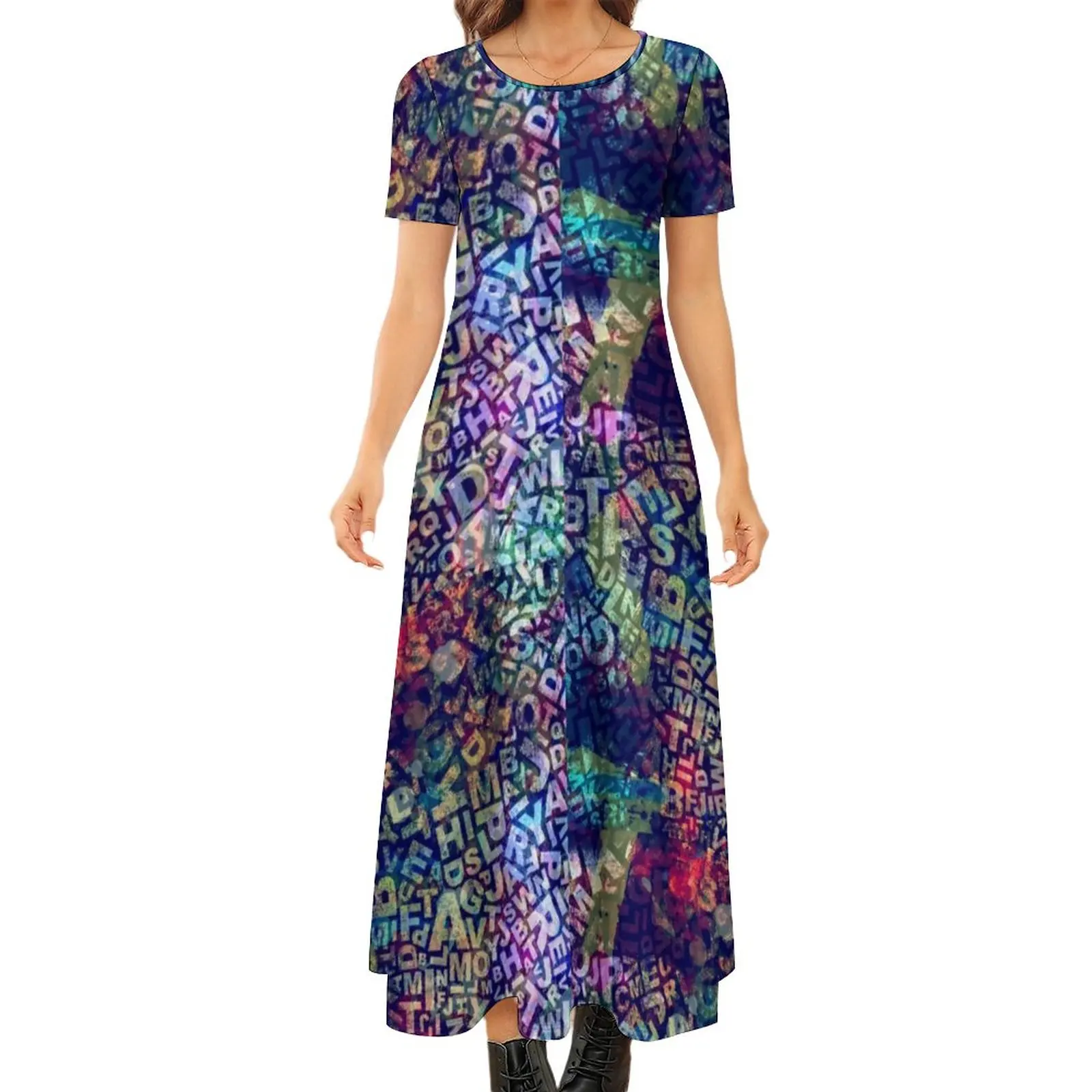 Abstract Letters Print Dress Random Word Jumble Funny Boho Beach Long Dresses Female Kawaii Maxi Dress Birthday Present
Abstract Letters Print Dress Random Word Jumble Funny Boho Beach Long Dresses Female Kawaii Maxi Dress Birthday Present