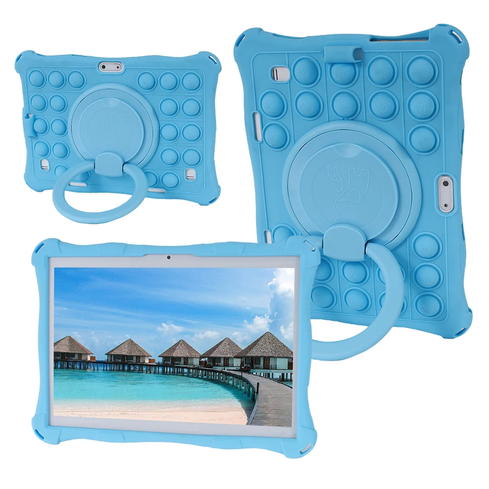 For Teclast M20 T10 X10 A10S M30 10.1 inch tablet Case Universal Silicone Rotating Stand Push Bubble Pen Holder Kids Funda Cover
For Teclast M20 T10 X10 A10S M30 10.1 inch tablet Case Universal Silicone Rotating Stand Push Bubble Pen Holder Kids Funda Cover