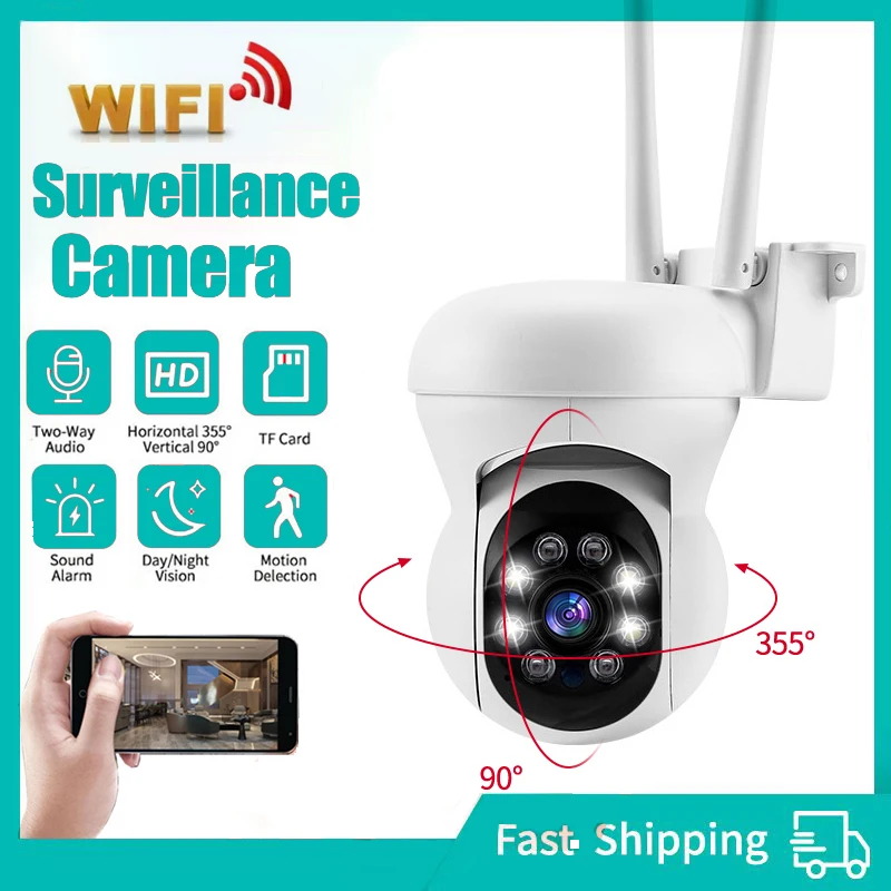 PTZ Wifi Camera IP Surveillance Camera Outdoor 4X Digital Zoom AI Human Detect Wireless Camera Night Vision Security CCTV Cam
PTZ Wifi Camera IP Surveillance Camera Outdoor 4X Digital Zoom AI Human Detect Wireless Camera Night Vision Security CCTV Cam