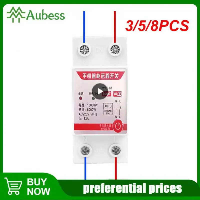 3/5/8PCS White Smart Timing Module Smart Life/graffiti App Mobile Phones Control Electricity Meter Timer With Metering
3/5/8PCS White Smart Timing Module Smart Life/graffiti App Mobile Phones Control Electricity Meter Timer With Metering