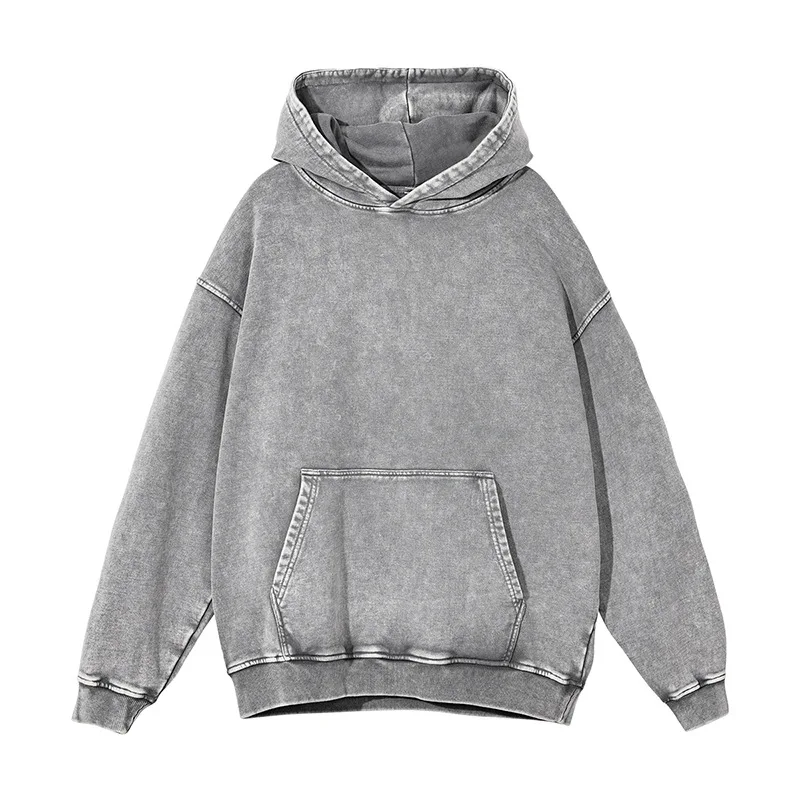 Heavy 420g Retro Batik Old Hooded Sweater Loose Wash Men's Tide Brand New Sweater Solid Color Cotton Pullover Mans Clothing
Heavy 420g Retro Batik Old Hooded Sweater Loose Wash Men's Tide Brand New Sweater Solid Color Cotton Pullover Mans Clothing