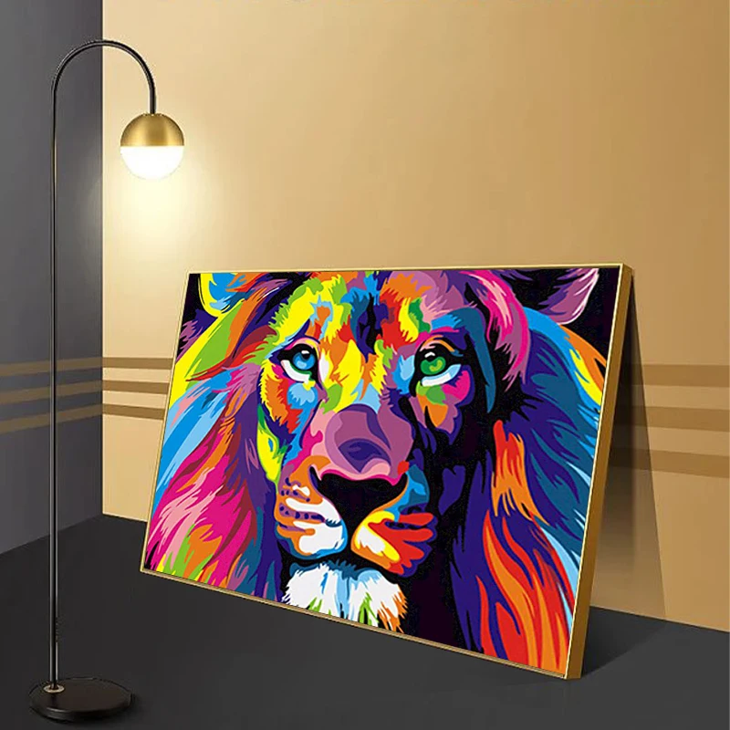 GATYZTORY Pictures By Number Big size Lion Animals Kits Home Decor Painting By Number 60x120cm On Canvas HandPainted Art Gift
GATYZTORY Pictures By Number Big size Lion Animals Kits Home Decor Painting By Number 60x120cm On Canvas HandPainted Art Gift