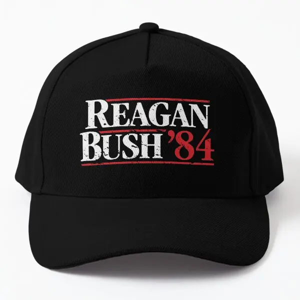 

Distressed Reagan Bush 84 Baseball Cap Hat Sun Black Casquette Boys Fish Hip Hop Czapka Snapback Casual Bonnet Printed Summer
