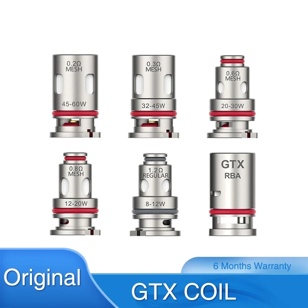 100% Original GTX Coil 0.2/0.3/0.6/0.8/1.2ohm Mesh Coil Atomizer Coil For Target PM80 TARGET PM40 NANO KIT
100% Original GTX Coil 0.2/0.3/0.6/0.8/1.2ohm Mesh Coil Atomizer Coil For Target PM80 TARGET PM40 NANO KIT