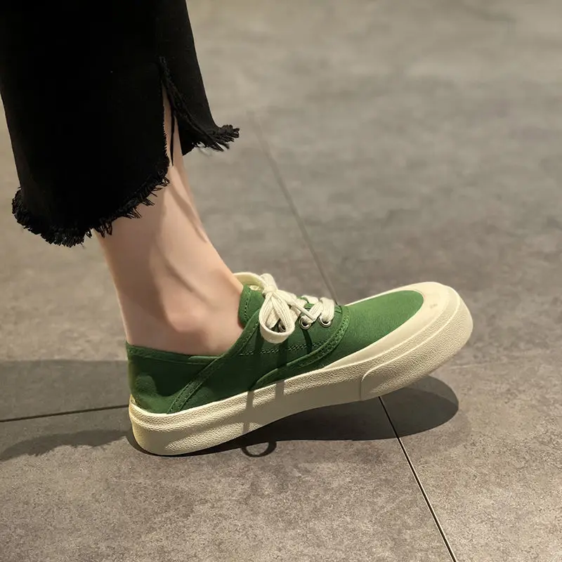TOPHQWS 2022 New Women Vulcanized Shoes Spring Casual Canvas Sneakers Women Lace Up Designer Flat Shoes Casual Platform Loafers
TOPHQWS 2022 New Women Vulcanized Shoes Spring Casual Canvas Sneakers Women Lace Up Designer Flat Shoes Casual Platform Loafers