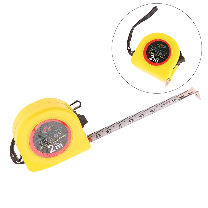 Innovative And Practical For 2M Portable Mini Plastic Tape Measure Distance Measuring Tool Small Steel Ruler Exquisite Gift
Innovative And Practical For 2M Portable Mini Plastic Tape Measure Distance Measuring Tool Small Steel Ruler Exquisite Gift