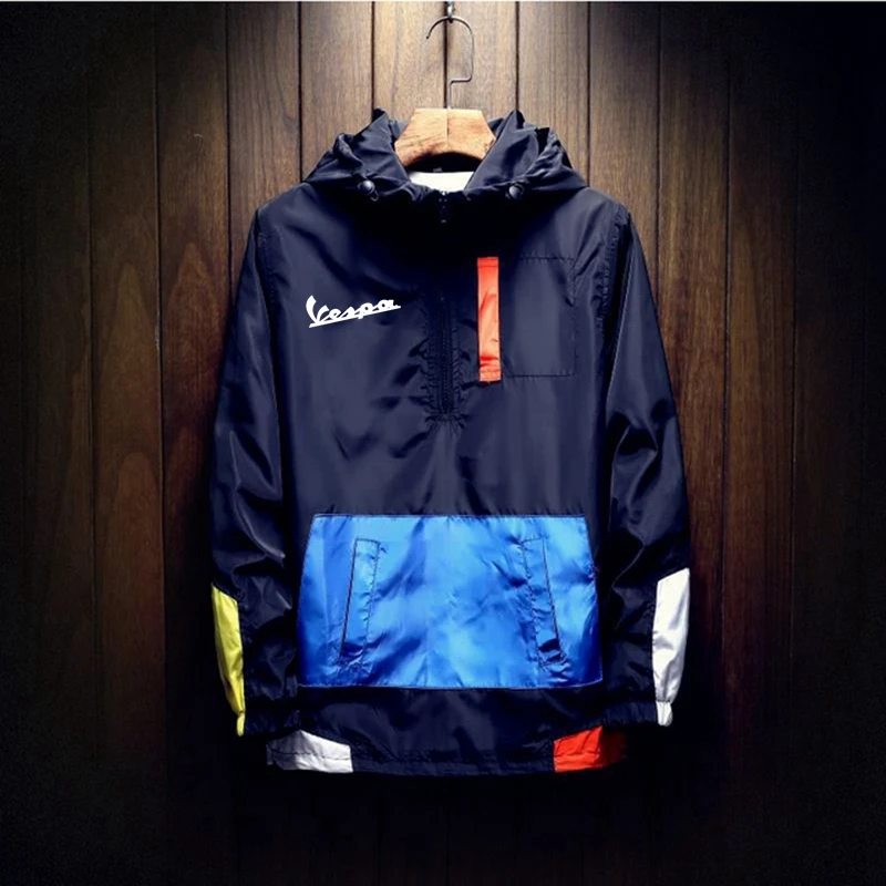 Men's Windproof Jacket Hooded Sportswear Casual Coat All Match Fit Long Sleeve Patchwork Jackets CCM Male Spring Streetwear
Men's Windproof Jacket Hooded Sportswear Casual Coat All Match Fit Long Sleeve Patchwork Jackets CCM Male Spring Streetwear