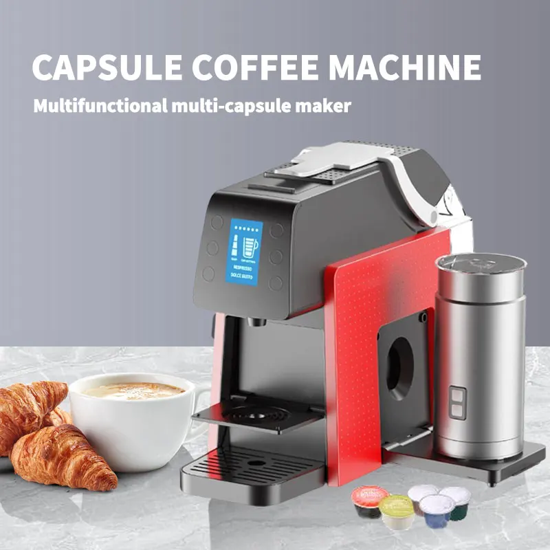 Электрическая Капсульная кофемашина 3 в 1, мультикапсульная Кофеварка Dolce Gusto Nespresso, полностью автоматическая кухонная техника для дома
Электрическая Капсульная кофемашина 3 в 1, мультикапсульная Кофеварка Dolce Gusto Nespresso, полностью автоматическая кухонная техника для дома