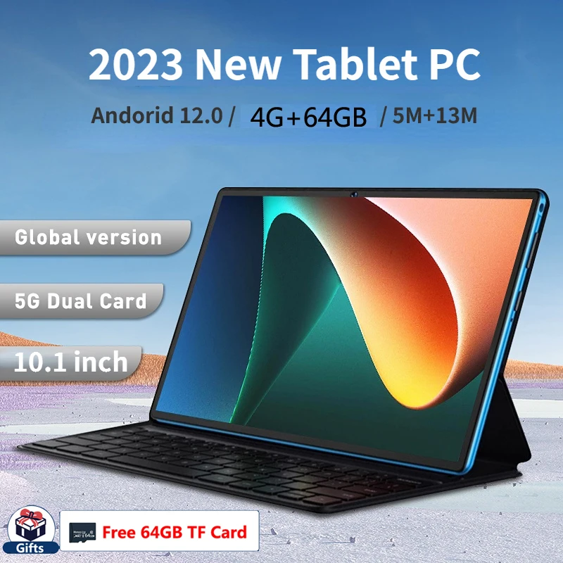 Новинка 2023, 10,1-дюймовый Планшет 4G + 64 ГБ + 64 ГБ, карта TF, Android 10,1, планшетный ПК, большой экран, стандартный игровой планшетный ПК
Новинка 2023, 10,1-дюймовый Планшет 4G + 64 ГБ + 64 ГБ, карта TF, Android 10,1, планшетный ПК, большой экран, стандартный игровой планшетный ПК