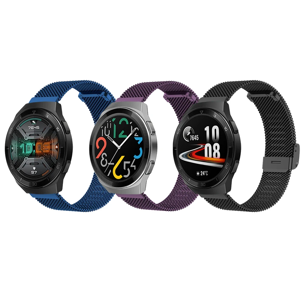 Ремешок для часов HUAWEI WATCH GT 2e 46 мм, металлический браслет из нержавеющей стали, сменный сетчатый Браслет для смарт-часов
Ремешок для часов HUAWEI WATCH GT 2e 46 мм, металлический браслет из нержавеющей стали, сменный сетчатый Браслет для смарт-часов