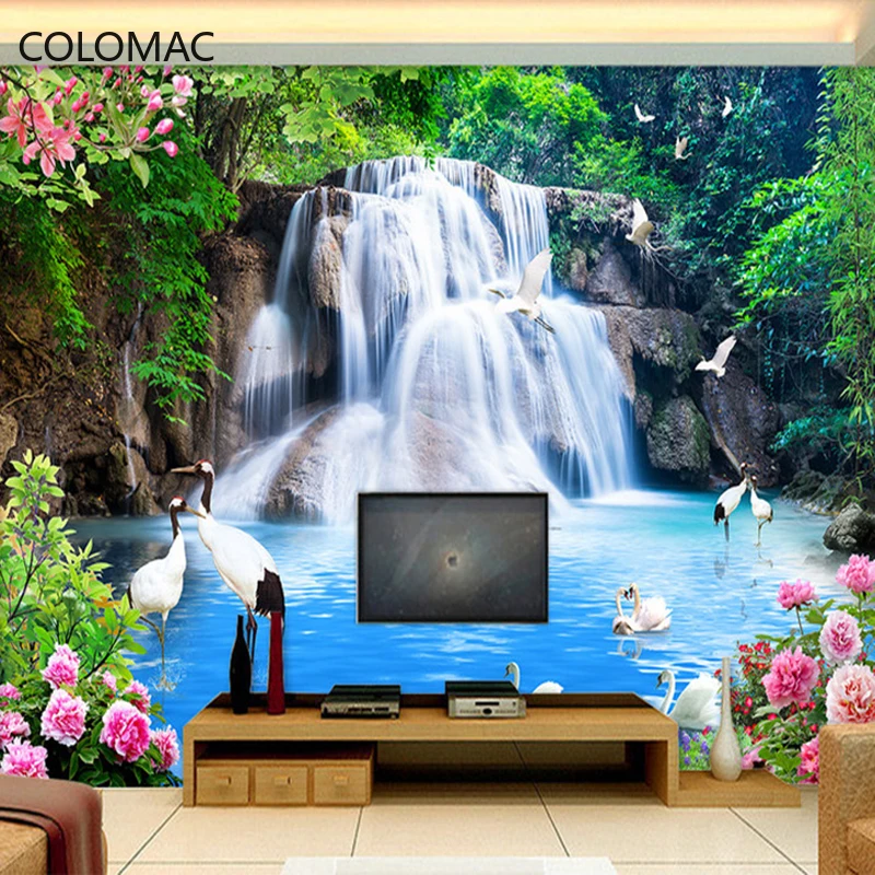 Colomac Custom Green 3D Mural Flower Landscape Waterfall Scenery Background Wall Decoration Photo Wallpaper Dropshipping
Colomac Custom Green 3D Mural Flower Landscape Waterfall Scenery Background Wall Decoration Photo Wallpaper Dropshipping