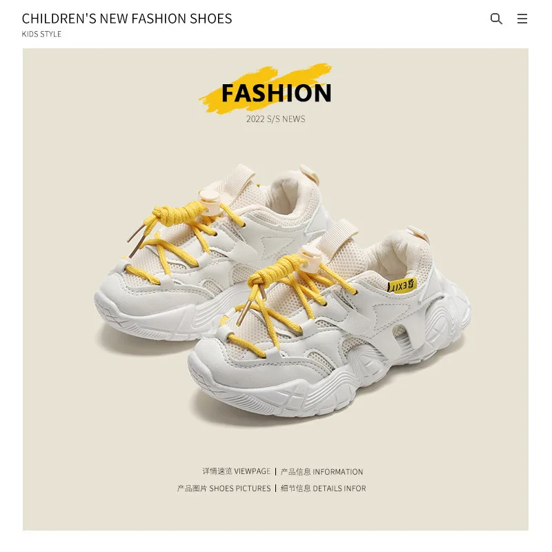 Children Sports Shoes Net Cloth Children Father Shoe Lace Korean Soft Bottom Boys Running Shoes for Women Sneakers
Children Sports Shoes Net Cloth Children Father Shoe Lace Korean Soft Bottom Boys Running Shoes for Women Sneakers
