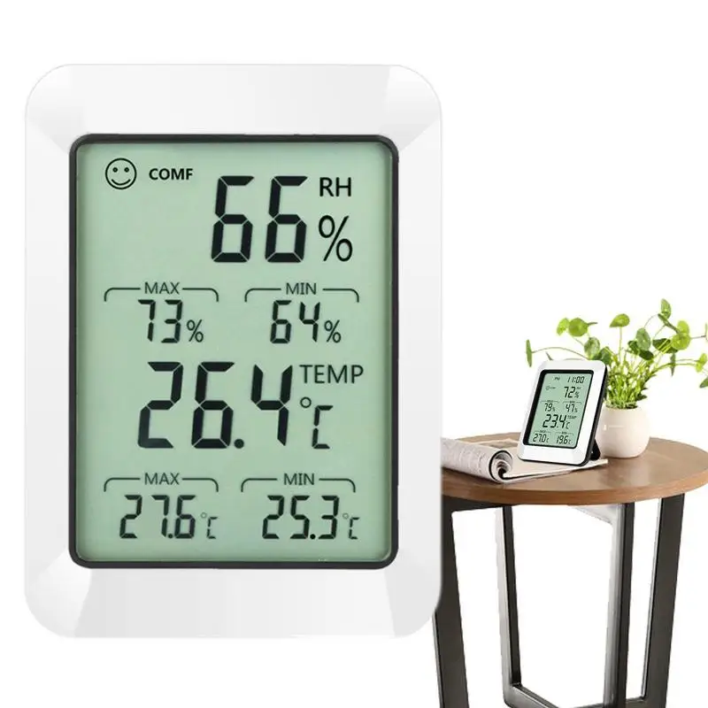LCD Digital Thermometer Hygrometer Indoor Weather Station For Home Mini Room Thermometer Temperature Humidity Monitor
LCD Digital Thermometer Hygrometer Indoor Weather Station For Home Mini Room Thermometer Temperature Humidity Monitor