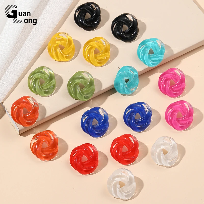 GuanLong Big Stud Earrings for Women Fashion Jewelry 2022 Trend New Designer Arcylic Korean Women's Earings Summer Retro Brincos
GuanLong Big Stud Earrings for Women Fashion Jewelry 2022 Trend New Designer Arcylic Korean Women's Earings Summer Retro Brincos