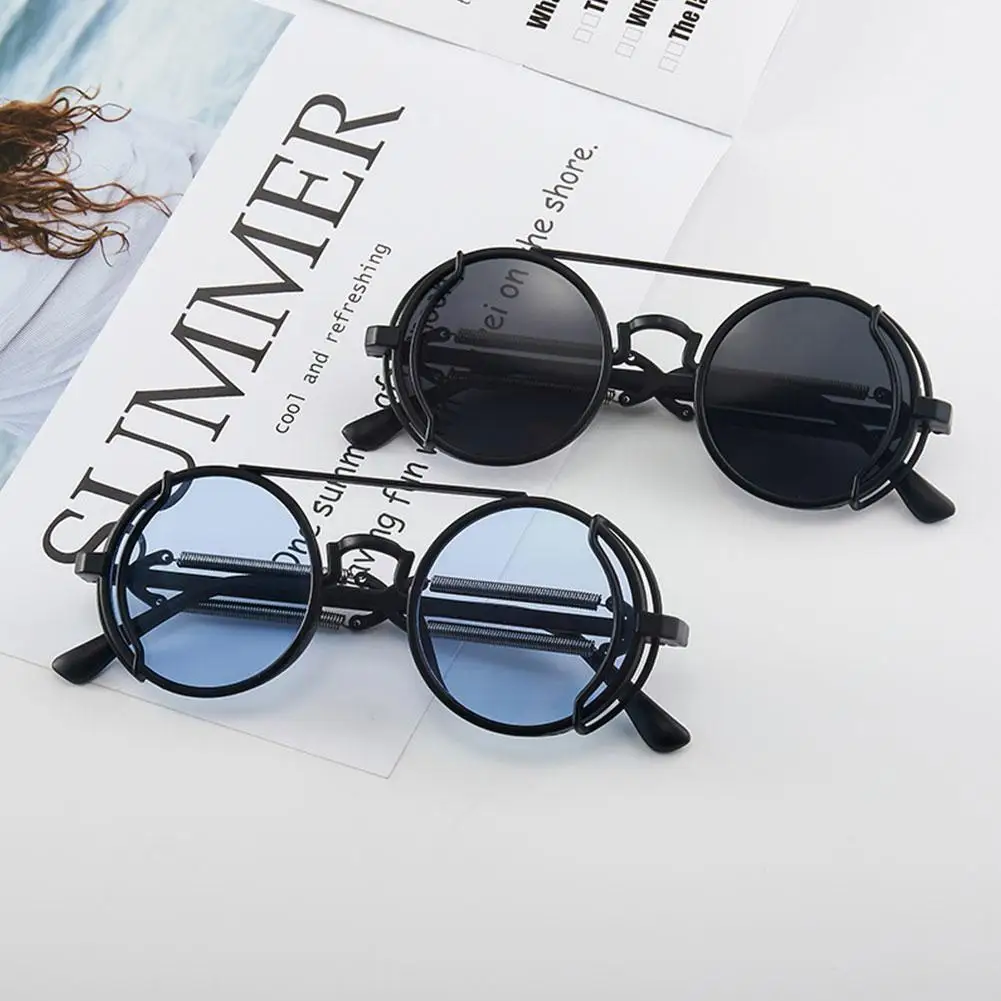 Classic Steampunk Sunglasses Round Retro Gothic Double Fashion Legs Sunglasses Party Women Outing Spring Men Accessories Tr V1z7
Classic Steampunk Sunglasses Round Retro Gothic Double Fashion Legs Sunglasses Party Women Outing Spring Men Accessories Tr V1z7