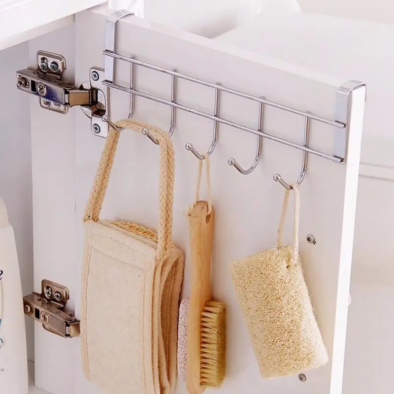 5 Hooks Over Door Clothing Hanger Rack Kitchen Towel Holder Shelf Holder Bathroom Home New Steel Coat Hanger Clothing M0W5
5 Hooks Over Door Clothing Hanger Rack Kitchen Towel Holder Shelf Holder Bathroom Home New Steel Coat Hanger Clothing M0W5