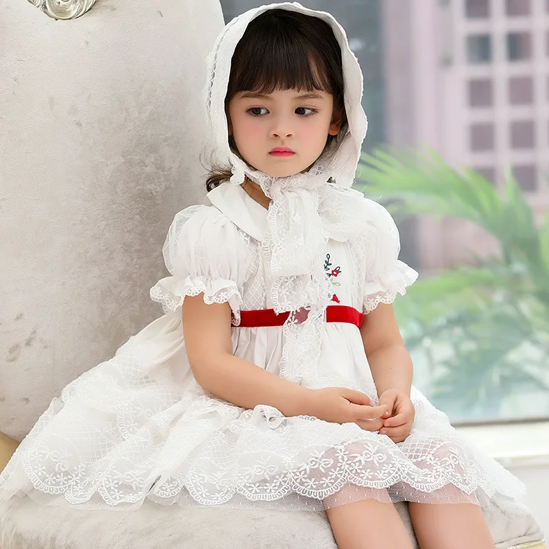 Brands Spanish Dresses for Children Girl Lolita Princess Clothing Infant Birthday Party White Dress Baby Girls YY097
Brands Spanish Dresses for Children Girl Lolita Princess Clothing Infant Birthday Party White Dress Baby Girls YY097