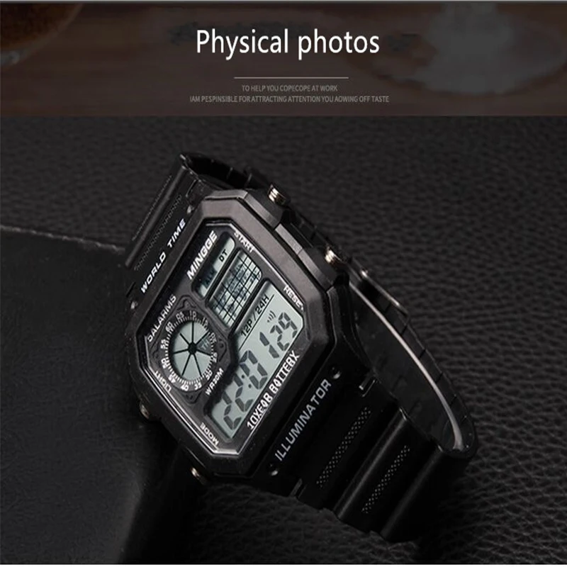 New Military Digital Watches Men Sports Luminous Chronograph Waterproof Male Electronic Wrist Watches Relogio Masculino
New Military Digital Watches Men Sports Luminous Chronograph Waterproof Male Electronic Wrist Watches Relogio Masculino