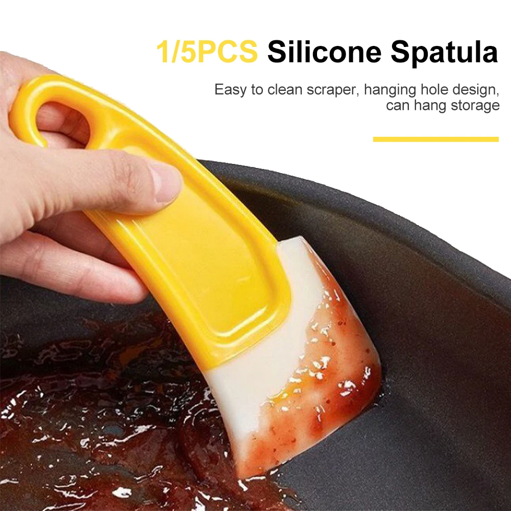 1/5PCS Silicone Pan Cleaning Scraper Kitchen Dirty Fry Pan Dish Pot Cleaning Brush Washing Scraper Home Kitchen Cleaning Tools
1/5PCS Silicone Pan Cleaning Scraper Kitchen Dirty Fry Pan Dish Pot Cleaning Brush Washing Scraper Home Kitchen Cleaning Tools